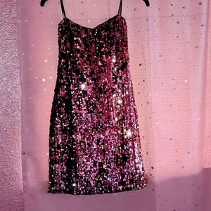 Sequin Mini Dress